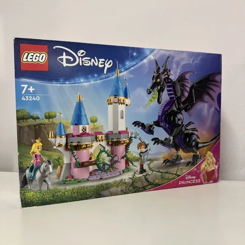 LEGO Disney Princess Malefiz als Drache - Fantasievoller Bau-Spaß mit beweglichem Drachen und Schloss, ideal für kreative Geschichten ab 7 Jahren