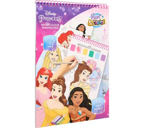 Canenco Malvorlage Canenco Disney Princess - Wasserfarben-Malbuch