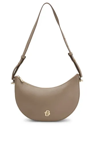 BOSS B Icon Schultertasche braun 50547705-247 - Handtaschen aus genarbtem Rindsleder in elegantem Braun, ideal für stilvolle Akzente im Alltag.
