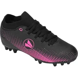 JAKO Fußballschuh Lightning Sock AG Junior – Schwarz/Pink, Größe 35 - Fußballschuhe für junge Talente mit Fast-Dry Lining Technologie für trockene Füße und Pro Traxion Nocken für ultimative Stabilität auf dem Platz.