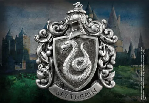 The Noble Collection Slytherin Wappen Figur