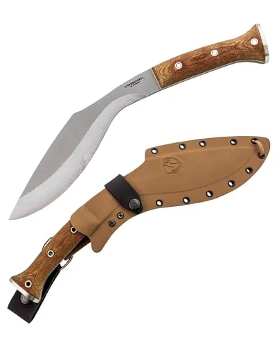 Condor K-TACT KUKRI Messer mit Full Tang Klinge und Kydexscheide in dessert