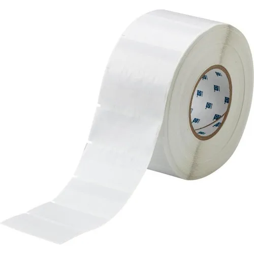 Produktbild Brady THT-74-427-10, selbstlaminierendes Vinyl, Weiss/Transparent, 20.32 x 12.70(36.50) mm, 4-bahni (2.03 cm) (THT-74-427-10)