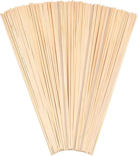 Zuckerwattestäbe Holz Vierkantstäbe für Zuckerwatte Ø 4 mm Länge 40 cm 100 Stück