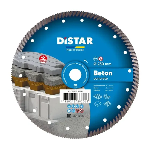 DISTRACT DIAMANTTRACHSCHNEIDEN BETON PRO 230 mm TURBO