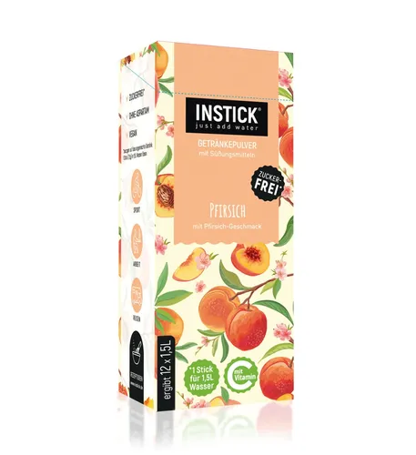 INSTICK Pfirsich für 12 x 1,5 L von INSTICK