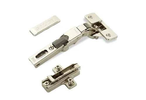 Salice Universalscharnier 110° Push-Open, 2er Set, Nickel matt - Praktisches 2er Set Universalscharnier mit Push-Open-Funktion für einfache Handhabung. Ideal für individuelle Möbelgestaltungen, langlebig und passgenau. Perfekt für Heimwerkerprojekte!