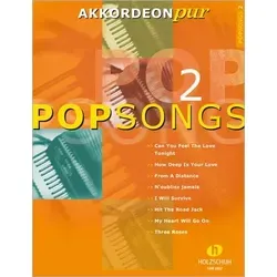 PopSongs, für Akkordeon. Bd.2 Spezialarrangements im mittleren Schwierigkeitsgrad