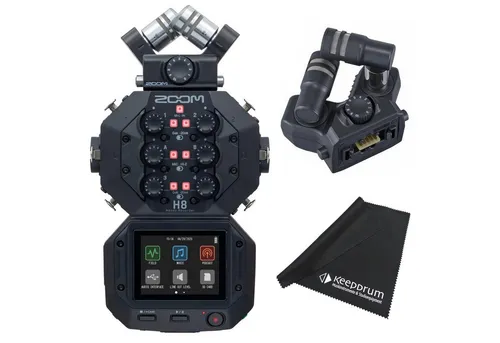 Zoom H8 Audio-Recorder mit XAH-8 Mikrofon-Kapsel von Zoom Audio