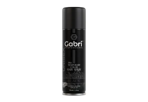 Gabri Professional Haartönung Gabri Professional - Pro Temporary Hair Colour Spray Black 150ml