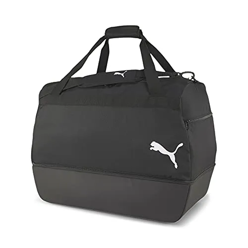 Puma Uni Sporttasche, Puma Black, OSFA - Klassische Sporttaschen mit zwei großen Reißverschlussfächern und praktischen Tragegriffen, ideal für Sport und Freizeit.