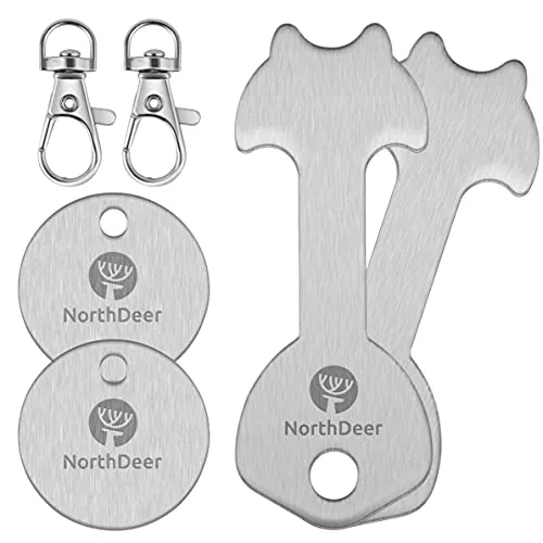 Schlüsselanhänger Silber von Northdeer