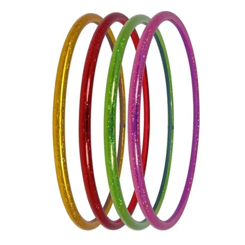 Sternen Hula Hoop Reifen, Gelb Ø90cm von Hoopomania