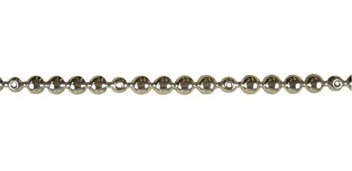 Heiro 10 Meter Ziernagelstangen Silber Nickel 9,5 mm 100 1/3