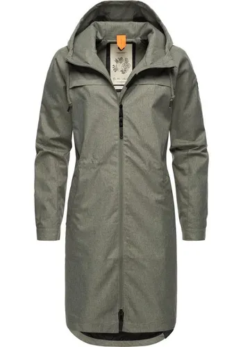 Ragwear Outdoorjacke Belinka Wasserdichte lange und sehr leichte Übergangsjacke