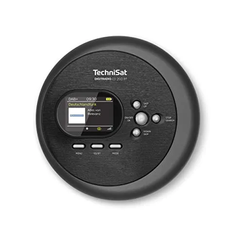 DIGITRADIO CD 2GO BT - Tragbarer CD-Player, 140 g leicht und ideal für unterwegs