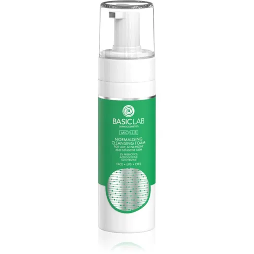 BasicLab Dermocosmetics Micellis sanfter Reinigungsschaum für fettige Haut mit Neigung zu Akne 150 ml
