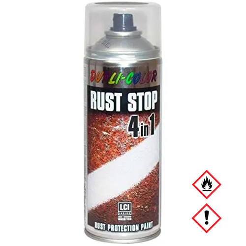 RUST STOP Eisenglänzend DB701 Schnelltrocknend Farbspray 400ml