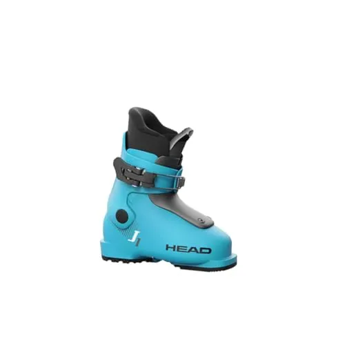 HEAD J 1 SPEEDBLUE - 18,5 - Kinderschuhe für Skifahrer, revolutionäre Geometrie für komfortables Lernen, optimale Kraftübertragung und DuoFlex Technologie für natürlichen Stand auf den Ski.