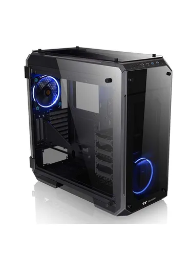 Thermaltake View 71 TG - Fulltower Gehäuse - PC-Gehäuse im Full Tower Format, mit temperiertem Glas für eine beeindruckende Sicht auf die Hardware und optimale Kühlung.