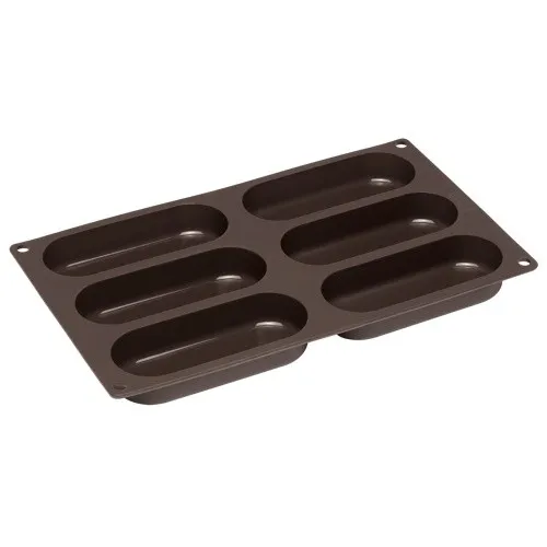 LURCH FlexiForm HotdogBuns 30x17,5cm 6fach braun