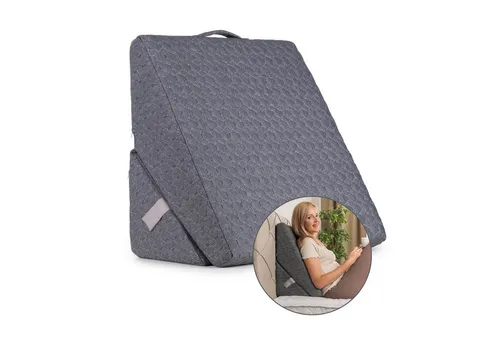 Vitapur 3-in-1 Lesekissen - Ergonomische Rückenstütze für Bett und Sofa - Kissen mit verstellbaren Armen und abnehmbarem Nackenkissen für individuellen Komfort. Ideal für gemütliches Lesen oder Fernsehen, sorgt für optimale Unterstützung und Entspannung.