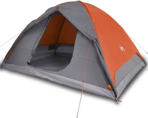 vidaXL Kuppel-Campingzelt 6 Personen Orange