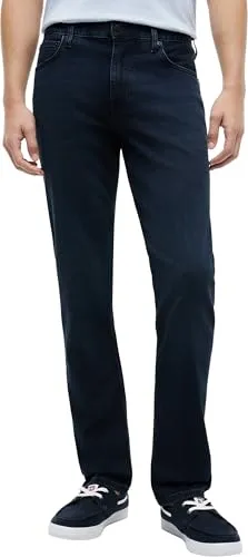 Tommy Hilfiger Herren Straight Denton Jeans - Stylische Straight Leg Jeans aus Stretch-Denim mit Whisker-Effekt, ideal für lässige Outfits und hohen Tragekomfort.