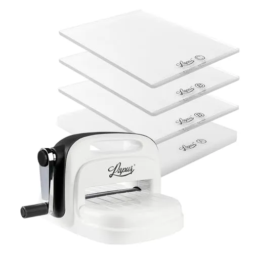 Ideen mit Herz Präge- und Stanzmaschine Papus, inkl. 4 Kunststoffplatten