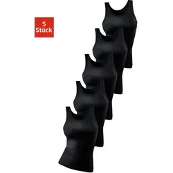 PETITE FLEUR Damen Unterhemd 5er-Pack - Unterhemden & BH-Hemden für Damen, praktischer 5er-Pack mit schöner Muschelkante und weicher Baumwollqualität für besten Tragekomfort.