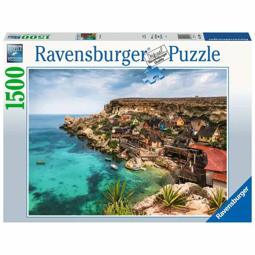 Ravensburger Puzzle 17436 Popey Village Malta - 1500 Teile für Erwachsene und Kinder ab 14 Jahren, faszinierende Landschaftsmotive und hochwertige Qualität