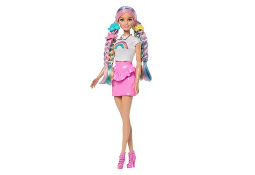 Barbie Rainbow Sparkle Hair Play Puppe