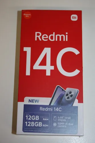 Xiaomi Redmi 14C 8/256GB Grüner - Simlockfreies Handy mit 8 GB RAM und 256 GB Speicher, drei Jahre Herstellergarantie gegen Produktionsfehler.