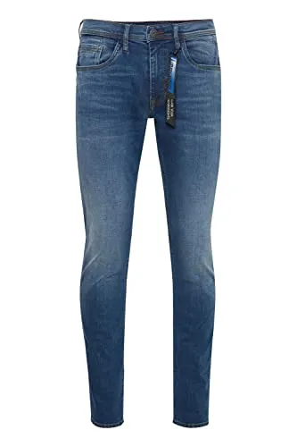 Blend Regular-fit-Jeans Twister fit Mulitflex blau 33 - Modische Regular-fit-Jeans aus elastischem Denim für optimalen Tragekomfort, ideal für jeden Anlass. Pflegeleicht und mit praktischen Taschen ausgestattet.