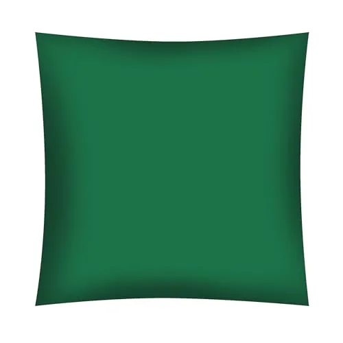 KiGATEX Kissenbezug 40x40 cm – 100% Baumwolle, weiche & langlebige Dekokissenhülle, waschbar, in vielen Farben – Ideal für Sofa, Bett & Wohnbereich - Tannengrün
