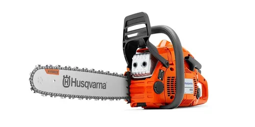 Husqvarna Motorsäge 450 II - 38cm Ausrüstung - Sägen: Leistungsstarke 2,1 kW Motorsäge, ultra leicht mit einfacher Startfunktion dank Primerpumpe, ideal für Garten- und Holzarbeiten.