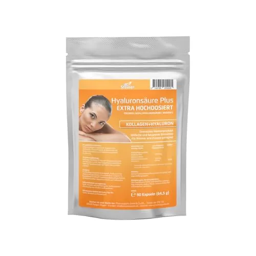 Steiner Hyaluronsäure Kollagen 500mg Hyaluron-Kollagen 90 Kapseln
