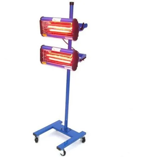 Apex Infrarotstrahler 2x IR 1000W mit Fahrwagen - Infrarotstrahler für Lacktrocknung, schnelle Trocknungszeiten dank hochwertiger Halogen-Kurzwellenleuchte, ideal für Smartrepair und Spotrepair.