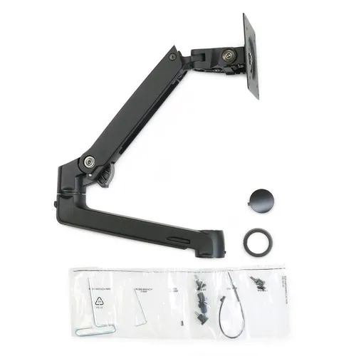 Ergotron Zusatzarm inkl. Ringsatz für LX Monitor Arm - Schwarz, Erweiterung für Multi-Monitorkonfiguration, robustes Design und einfache Montage