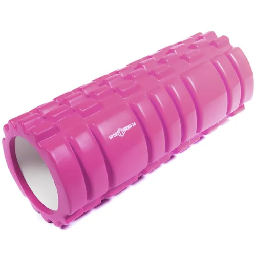 Sporttrend 24® Faszienrolle pink 33x14cm Massagerolle Foam Roller Fitnessrolle