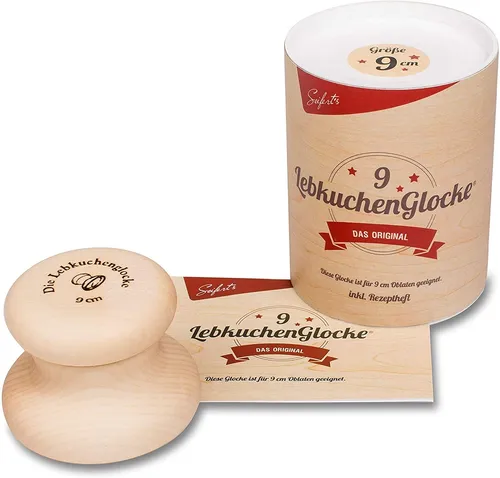 Lebkuchenglocke Ausstechform - Sonstiges Backzubehör, 9 cm Durchmesser für perfekte, gleichmäßige Lebkuchenformen - ideal für die Weihnachtsbäckerei.