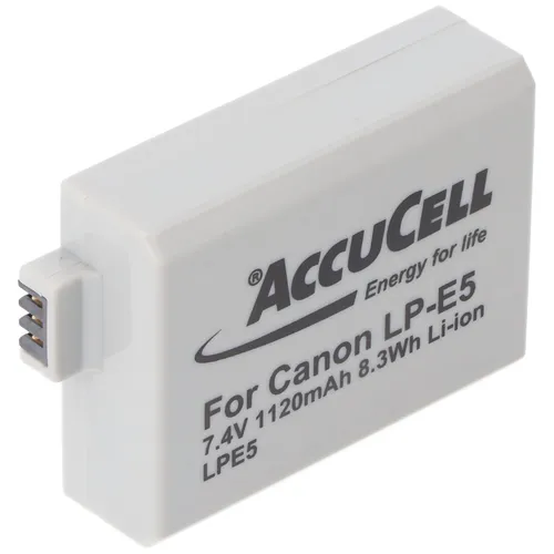 AccuCell Akku passend für Canon EOS-450D Akku LPE5_3