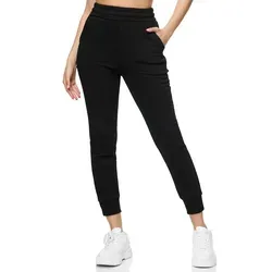 REPUBLIX Jogginghose LYLA Damen Jogger Sporthose Jogging Sweat Pants schwarz XL