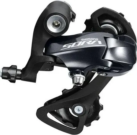 SHIMANO RDR3000SS Sora Schaltwerk schwarz - Hintere Fahrradumwerfer, präzise Schaltleistung und langlebige Konstruktion für ein optimales Fahrerlebnis.