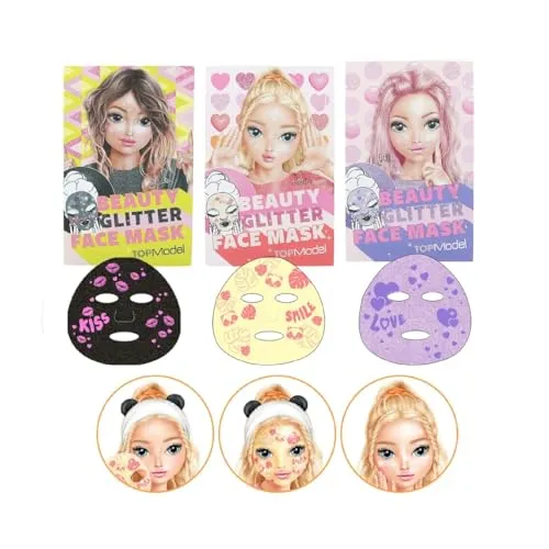 Depesche TOPModel Tuchmaske Glitzer BEAUTY and ME