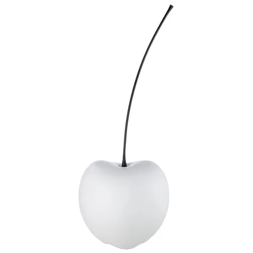 GILDE Dekoobjekt Kirsche Celebration Matt Weiß - Deko-Objekte: Stilvolle Keramik Kirsche in modernem Design, ideal für minimalistisches Wohnen. Die matte weiße Oberfläche verleiht jedem Raum Eleganz.