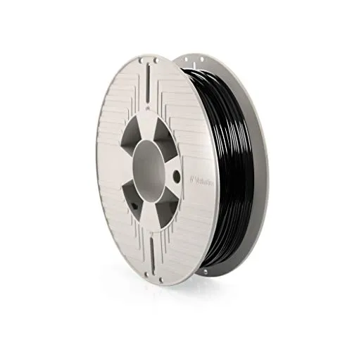 Verbatim 55155 DURABIO Filament 500 g - Schwarz - 3D Druckerzubehör mit hoher Schlagzähigkeit und ausgezeichneten Druckeigenschaften, ideal für präzise und langlebige Modelle.