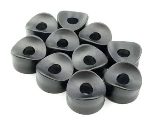Design61 10x Satteldistanzstücke Distanzstücke Unterlegscheiben L 10 mm x Ø 25/8,2 mm M8 Rund HD-Polyethylen