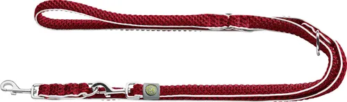 Hunter Hilo Verstellbare Hundeleine rot 200 cm - Hundeleinen, verstellbare Führleine für optimalen Komfort und Kontrolle beim Spaziergang mit Ihrem Hund.