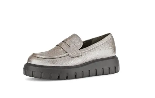 Gabor Damen Slipper, Frauen Slip On,Best Fitting,Mokassins,Halbschuhe,Schlupfschuhe,schluepfschuhe,Loafer,College Schuhe,Fucile,38 EU / 5 UK